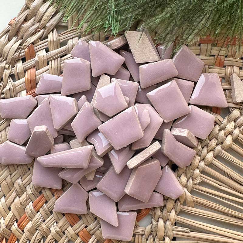 Ceramic Tile Blank - 100g 도자기 모자이크 타일 DIY 공예