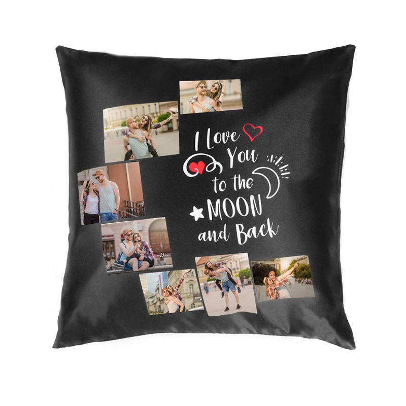 Pillow Cover Sublimation - 10개/세트 7 패널 빈 달 승화