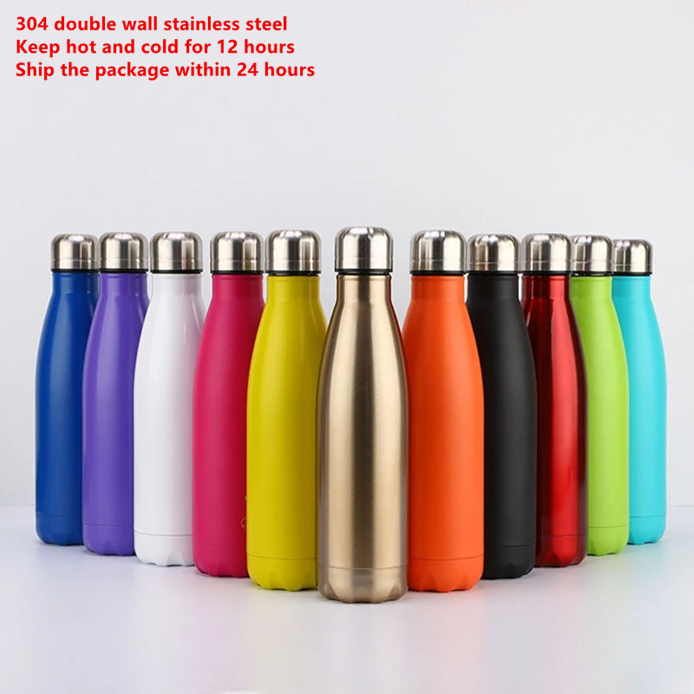 Water Bottle Blank - 350/500/750/1000ML 진공 물병 안전한 304 스테인리스