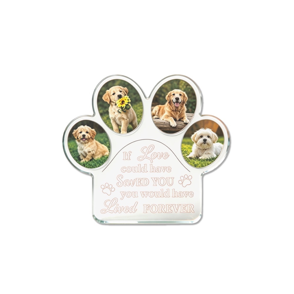 Photo Acrylic Block - 1개 맞춤형 DIY 사진 및 텍스트가