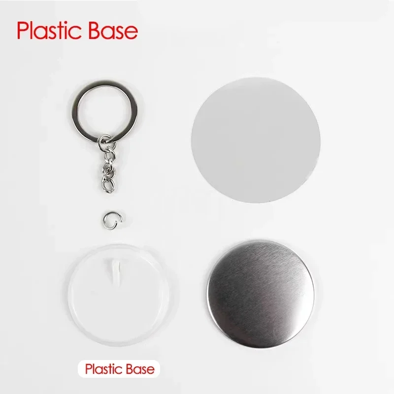 100PCS 44mm 58mm 키 체인 배지 부품 만들 - Button Badge Blank 리뷰 및 가격
