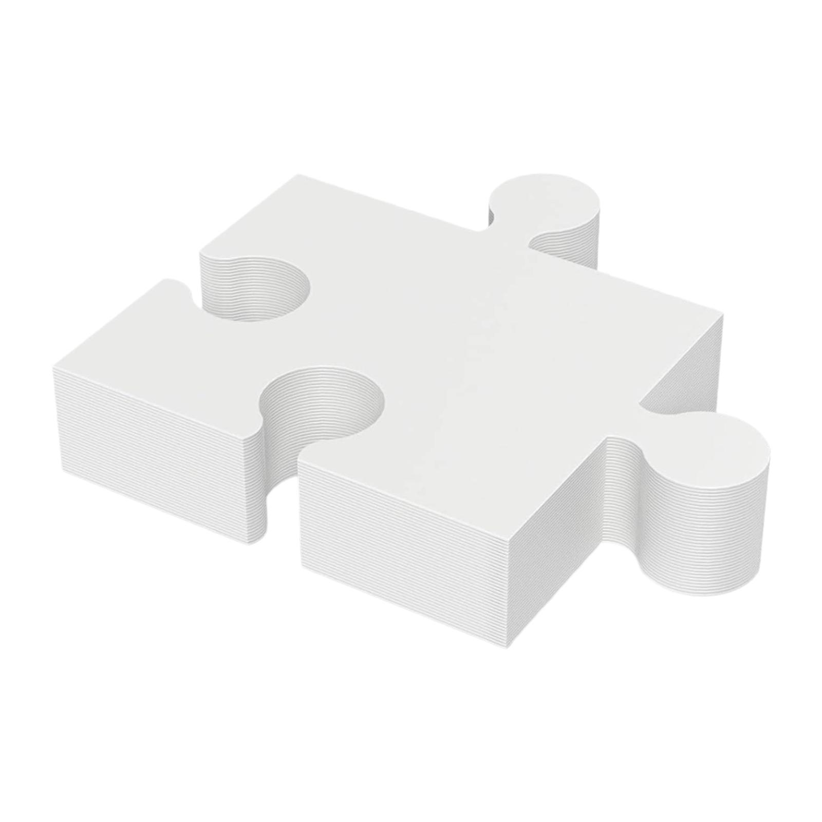 30개의 빈 퍼즐 조각, 그림 그리기 및 쓰기용 파티  - Puzzle Blank White 리뷰 및 가격