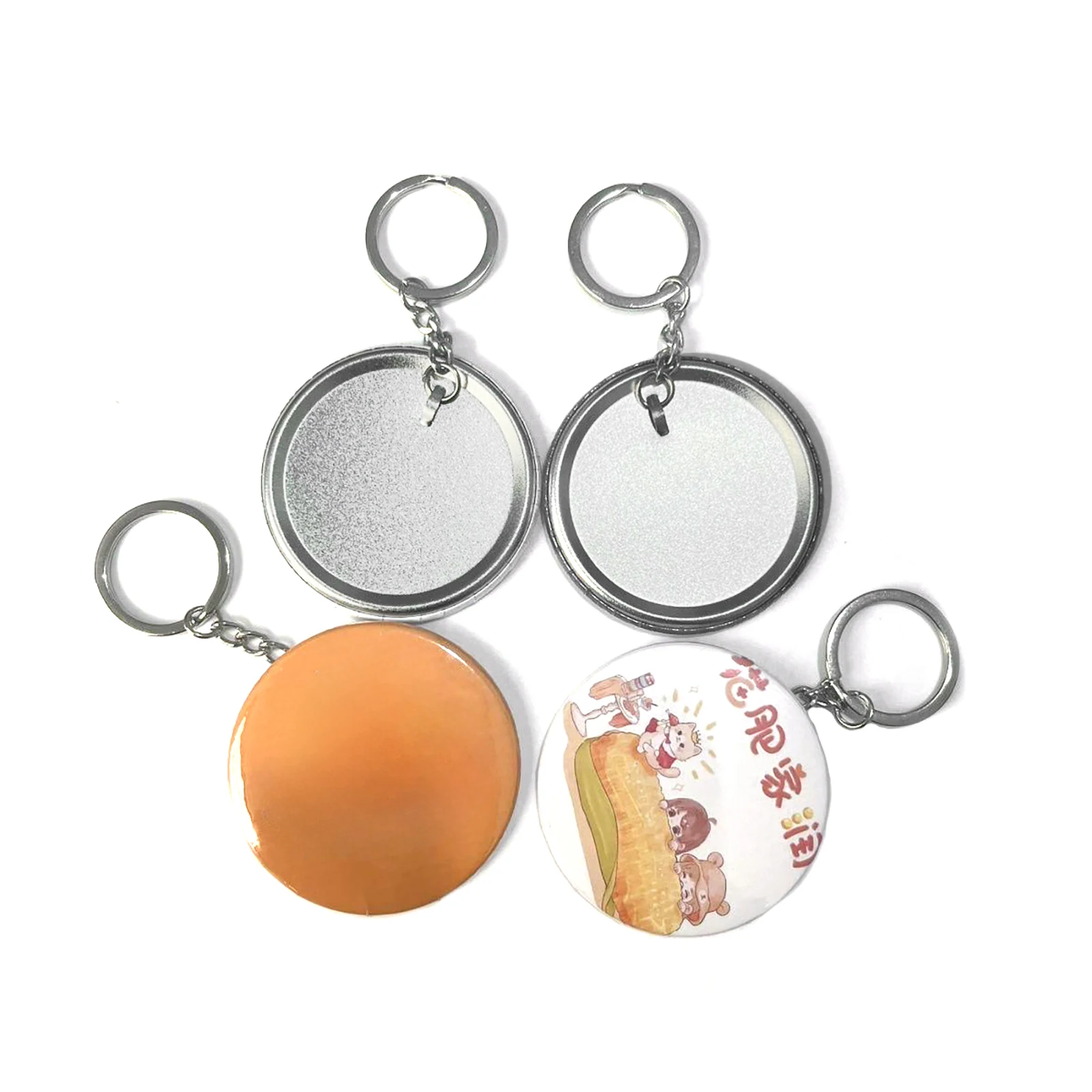 100개 44MM 58MM 플라스틱 금속 열쇠고리 배지 - Button Badge Blank 리뷰 및 가격