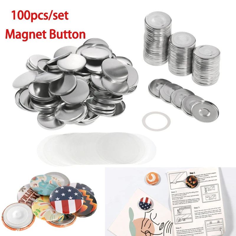 DIY 강력한 마그네틱 냉장고 자석 배지 단추, 냉장고 - Button Badge Blank 리뷰 및 가격