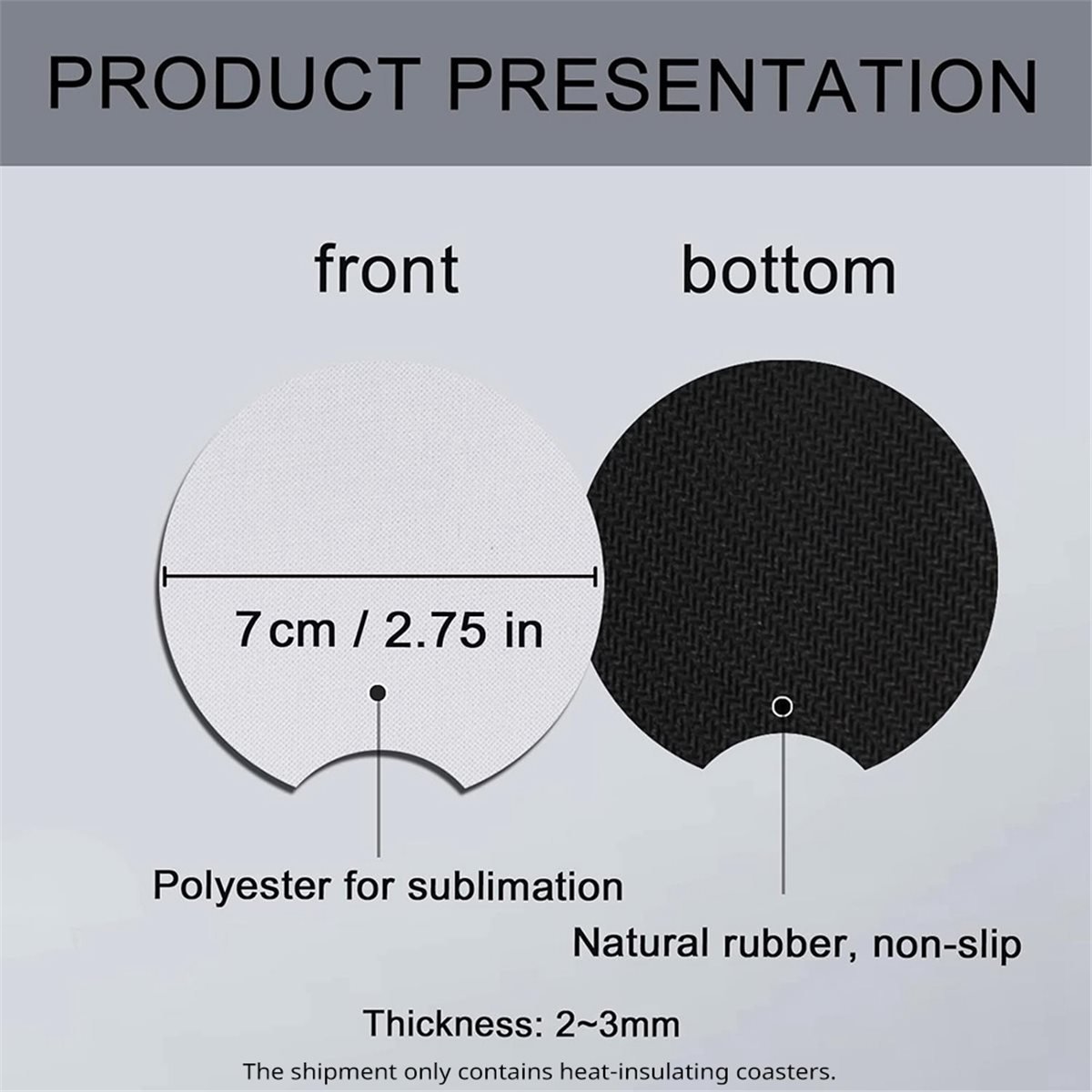 예산 친화적인 대량 승화 코스터 - 열전사 공예용 DI - Coaster Sublimation Blank 리뷰 및 가격
