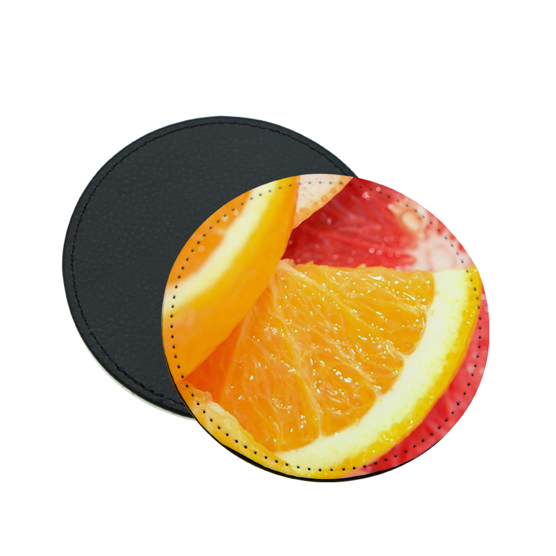 10개/세트 새 무지 승화 PU 가죽 머그컵 패드 코스 - Coaster Sublimation Blank 리뷰 및 가격