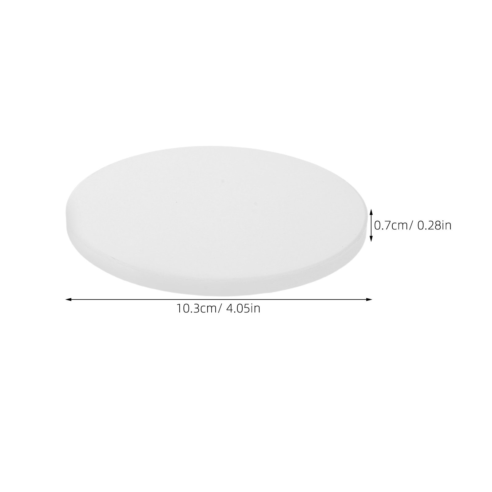 12Pcs 크리 에이 티브 음료 컵 받침 흰색 라운드  - Coaster Sublimation Blank 리뷰 및 가격