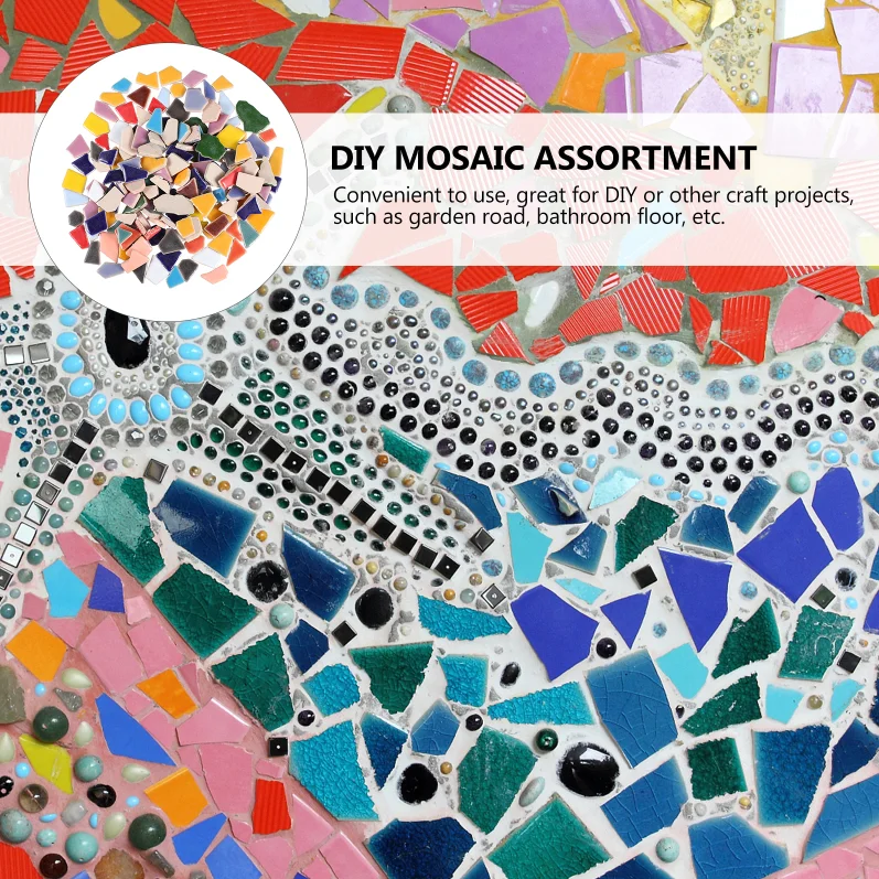 100g 도자기 모자이크 타일 DIY 공예 세라믹 타일 - Ceramic Tile Blank 리뷰 및 가격