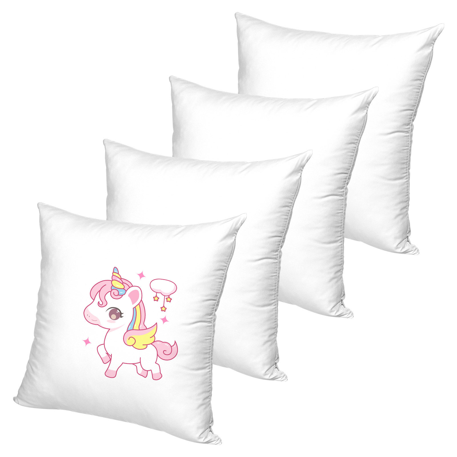 4Pcs 승화 베개 커버 흰색 쿠션 커버 블랭크 베개  - Pillow Cover Sublimation 리뷰 및 가격