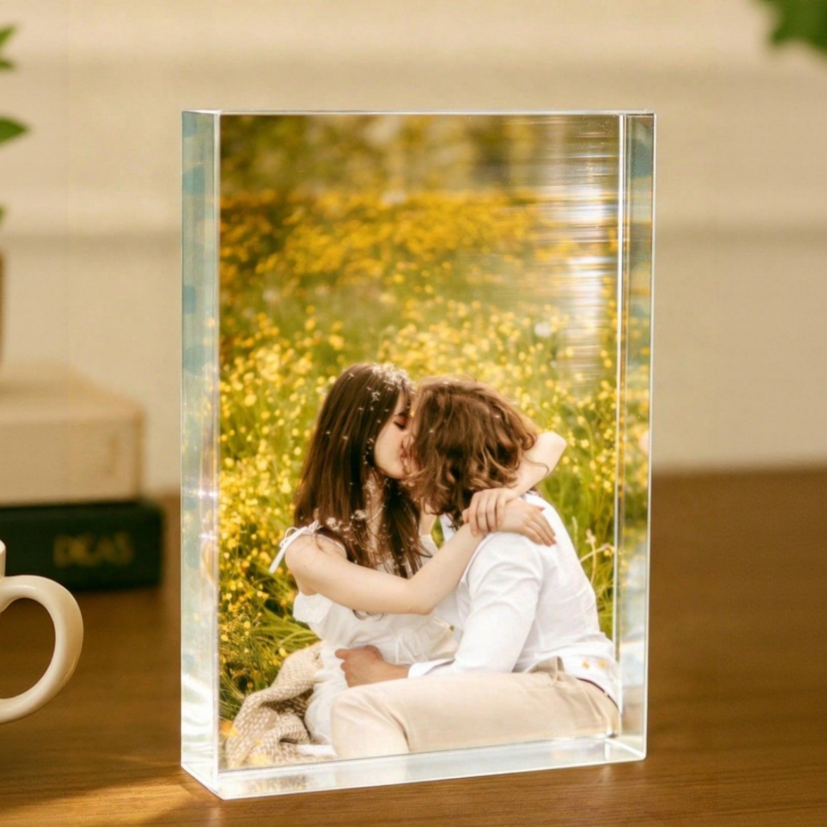 맞춤 제작 가능한 아크릴 사진 블록 — 기념일, 생일, - Photo Acrylic Block 리뷰 및 가격