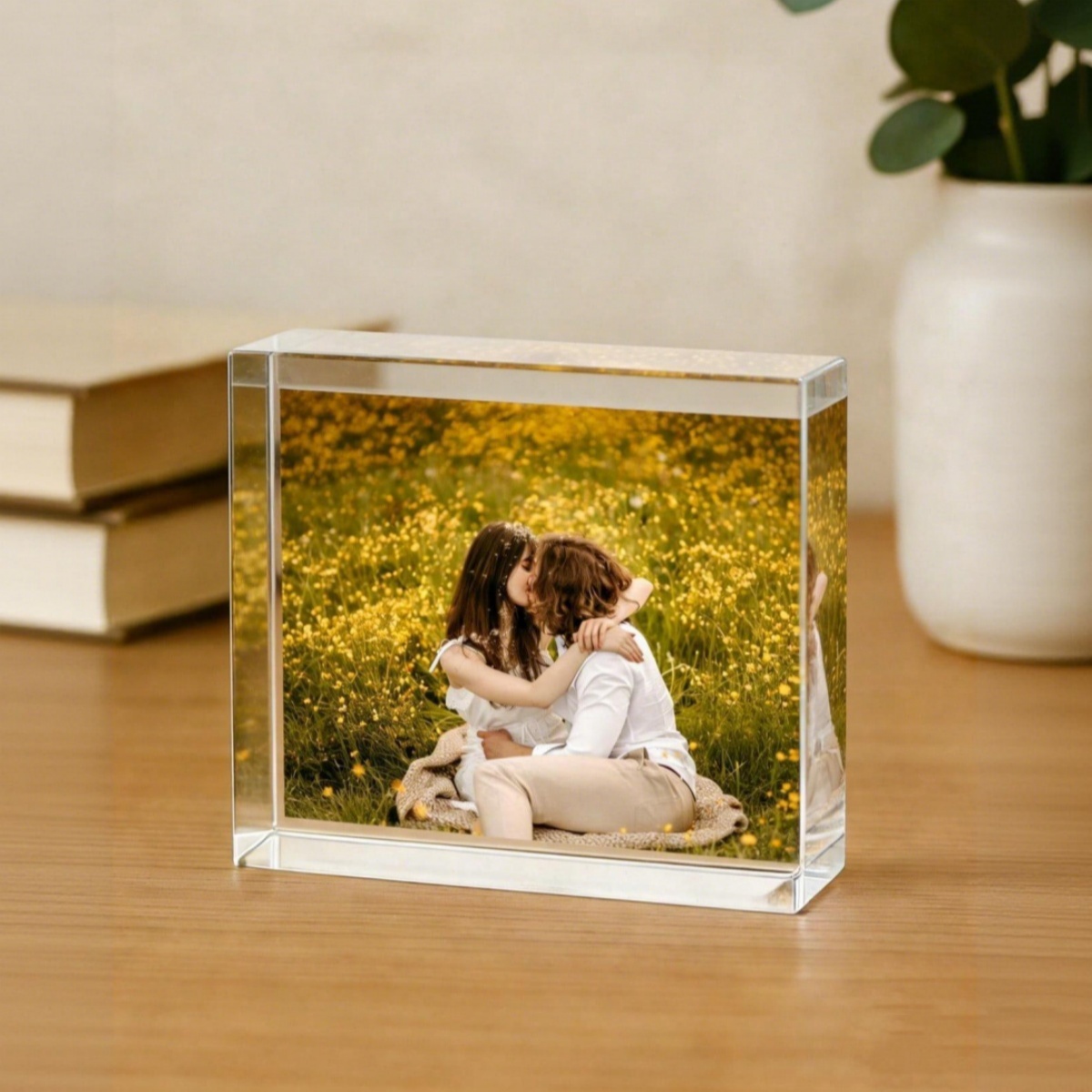 맞춤 제작 가능한 아크릴 사진 블록 — 기념일, 생일, - Photo Acrylic Block 리뷰 및 가격
