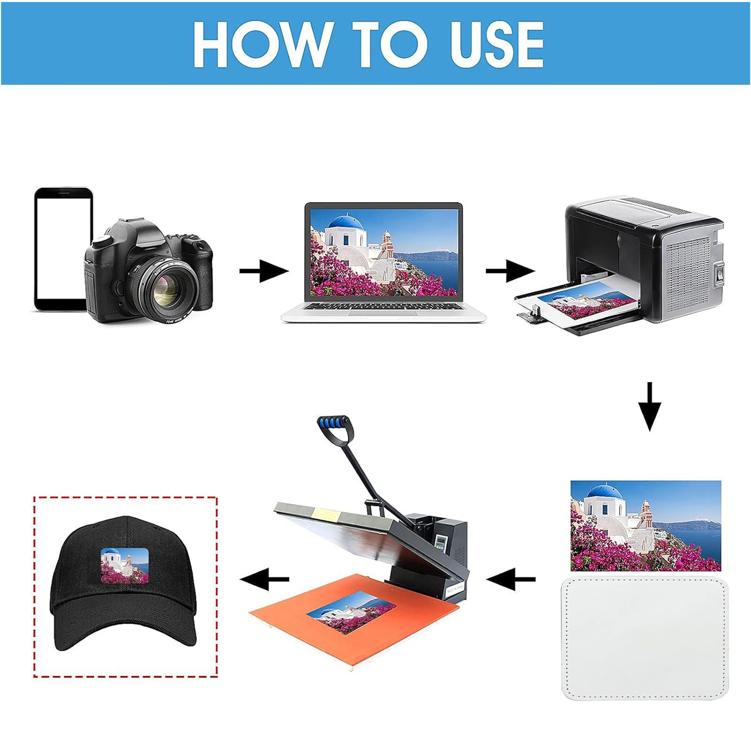 열전사용 가죽 모자 패치, 접착식 인조 가죽 패치 (모 - Hat Sublimation Blank 리뷰 및 가격