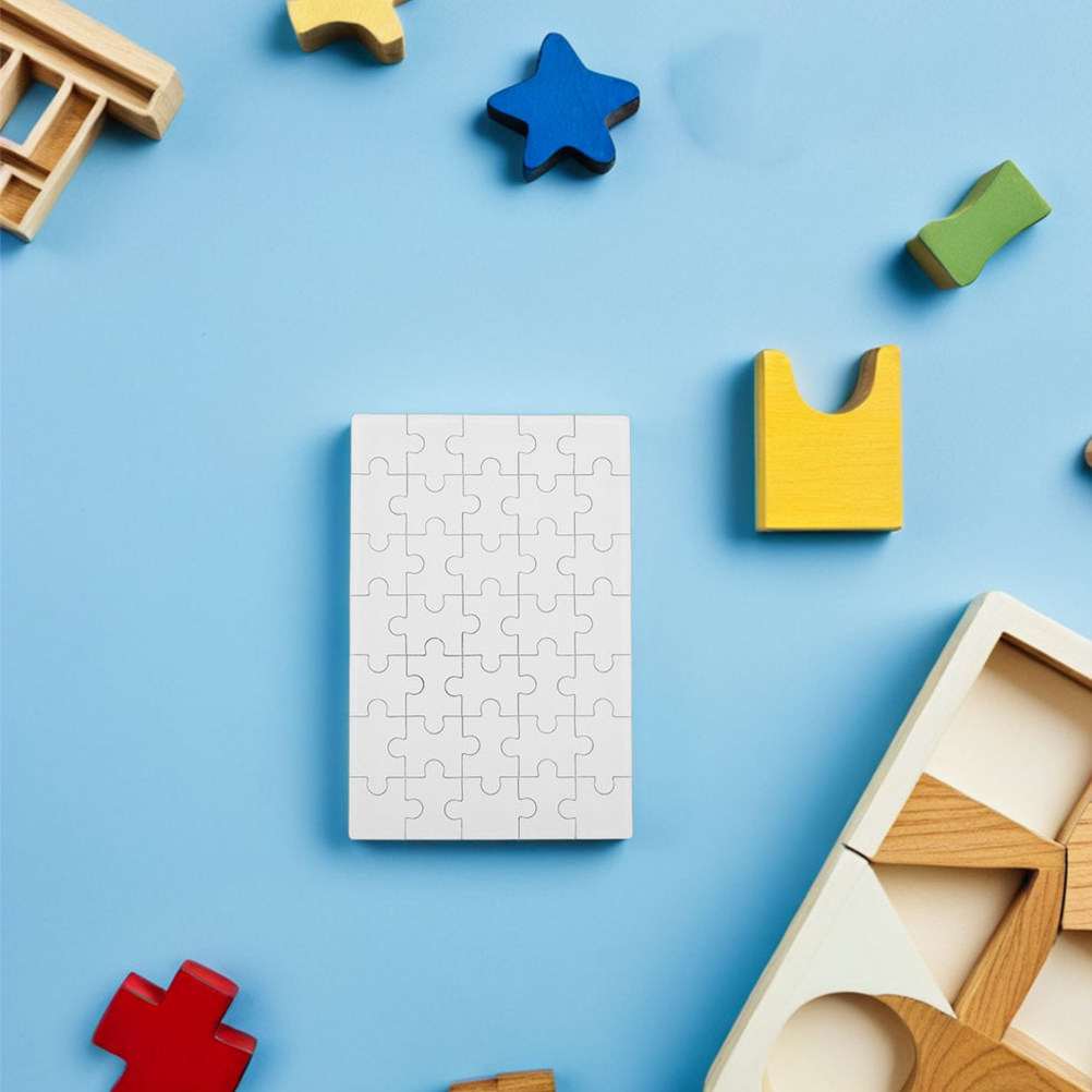 12개입 블랭크 승화 퍼즐 조각, DIY 전사 공예용  - Puzzle Blank White 리뷰 및 가격